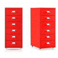 metal cabinet 6-drawer filing cabinet office small steel locker storage cabinet equipment furniture bedroom furniture equipment