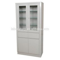 Factory direct steel glass door medical /laboratory cabinet /chemical storage medical cabinet