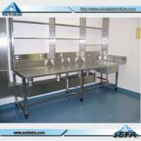 Equipment Used For Dental Floor Mounted Full 304 Stainless Steel bench