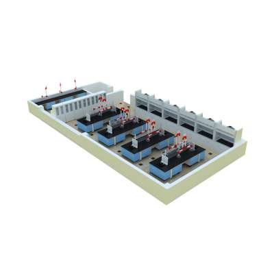 Chemical Laboratory Equipment Furniture Drawing Physics Lab Layout Design Project