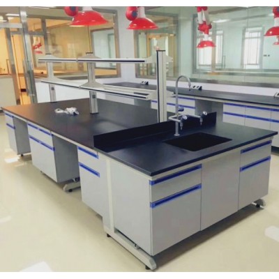 2018 new style epoxy resin top biological laboratory equipment with water sink