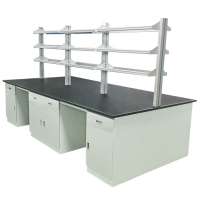 Chemical Laboratory Furniture All Steel Drawer Workbench Equipment On Sale