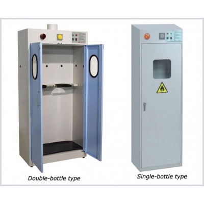 Laboratory Safety Anti-fire Lab Gas cylinders Storage Cabinets with gas leaking alarm